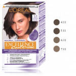 L&acute;Or&eacute;al Excellence Cool Creme juuksev&auml;rv - 5.11 Ultra Ash Light Brown