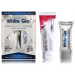 White Glo Diamond Series Advanced Teeth Whitening System komplekt (150 g hambapasta + 50 ml geel + 1 kape) - 1 tk.