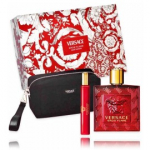 Versace Eros Flame for Men komplekt meestele (100 ml EDP + 10 ml  EDP + kosmeetikakott)
