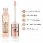 Catrice True Skin High Cover Concealer Waterproof veekindel peitekreem - 002 Neutral Ivory
