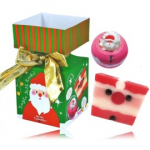 Bomb Cosmetics Jingle Bell Rock Mini Cracker komplekt (vannipomm 160 g + seep 100 g) - 1 tk.