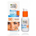 Garnier Ambre Solaire Invisible Super UV Serum SPF50+ p&auml;ikesekaitseseerum n&auml;ole - 30 ml.