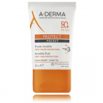 A-Derma Protect Pocket Invisible Fluid SPF50+ v&auml;rvitu p&auml;ikese eest kaitsev n&auml;ovedelik - 30 ml.
