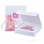 Ilū Rose Quartz Gua Sha Stone n&auml;omassaažikivi roosast kvartsist - 1 tk.