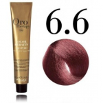 Fanola Oro Therapy Oro Puro Color Keratin Gold & Argan Oil Permanent Coloring Cream v&auml;rvimiskreem juustele ilma ammoniaagita - 6.6 Blonde Red