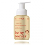 Attitude Hair And Body Foaming Wash Pear Nectar juukse- ja kehapesuvaht beebidele - 295 ml.