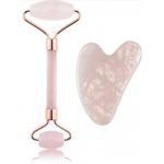 Palsar 7 Rose Quartz Jade Roller & Gua Sha n&auml;omassaaži komplekt - 1 tk.