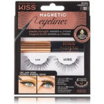 Kiss Magnetic Eyeliner & Lash Kit dirbtinės priklijuojamos blakstienos - 1 tk.