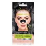 Bielenda Carbo Detox Cleansing Carbon Nose Pore Strips puhastavad ninaplaastrid - 2 vnt.