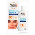 Garnier Ambre Solaire Anti-Dark Spots & Anti-Pollution Super UV SPF50+ p&auml;ikesekaitsega n&auml;ovedelik - 40 ml.
