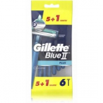 Gillette Blue II Plus &uuml;hekordsed raseerijad - 6 tk.