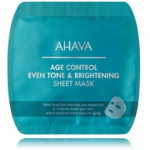 Ahava Age Control Even Tone & Brightening Sheet Mask helestav lehtmask - 17 g.