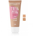 Dermacol Think Pink Glow Toning Cream toonitud n&auml;okreem - 1 Light