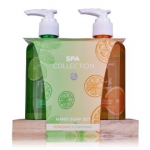 Accentra Spa Collection komplekt kehale (2 x k&auml;teseep 290 ml + alus) - 1 tk.