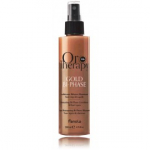 Fanola Oro Therapy Gold Bi-Phase Iluminating Conditioner kahefaasiline spreipalsam k&otilde;ikidele juukset&uuml;&uuml;pidele - 200 ml.
