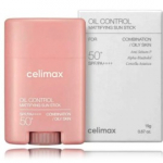 Celimax Mattifying Sun Stick SPF50+ matt-efektiga n&auml;opliiats kombineeritud ja rasusele nahale - 19 g.