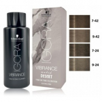 Schwarzkopf Professional IGORA Vibrance Muted Desert professionaalne juuksev&auml;rv 60 ml - 7-42 Medium Blond Beige Ash