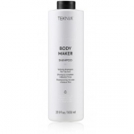 Lakme Teknia Body Maker Shampoo vol&uuml;&uuml;mi andev &scaron;ampoon &otilde;hukestele juustele - 1000 ml.