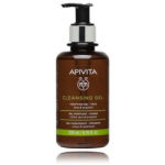 Apivita Cleansing Gel n&auml;opuhastusvahend rasusele / seganahale - 200 ml.