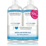 Dermedic Hydrain3 Hialuro Micellar mitsellaarvesi kuivale nahale - 2 x 500 ml.
