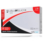 SafeMed Effect PF Black+ Nitrile Gloves &uuml;hekordselt kasutatavad kindad - L