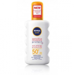 Nivea Sun Sensitive SPF50+ p&auml;ikesekaitsekreem tundlikule nahale - 200 ml.