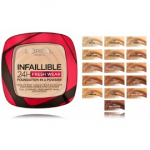Loreal Infaillible 24H Fresh Wear Foundation In A Powder jumestuskreem kompaktpuudris - 140 Golden Beige