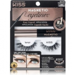 Kiss Magnetic Eyeliner & Lash Kit 02 Tempt dirbtinės priklijuojamos blakstienos - 1 tk.