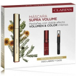Clarins Supra Volume Set meigikomplekt (ripsmetu&scaron;&scaron; 8 ml + huulepulk 2,8 ml + silmapliiats 1,4 g) - 1 tk.
