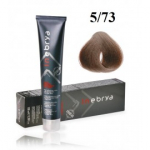 Inebrya Color professionaalsed juuksev&auml;rvid 100 ml. - 5/73 Light Chestnut Brown Golden Tobacco