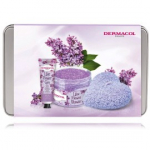 Dermacol Flower Care Lilac komplekt kehahoolduseks (30 ml k&auml;tekreem + 200 g kehakoorija + 130 g k&uuml;&uuml;nal) - Komplekt