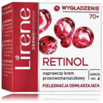 Lirene Retinol Nutrition 70+ taastav kortsudevastane n&auml;okreem - 50 ml.