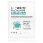 APLB Glutathione Niacinamide Sheet Mask lehtmask n&auml;ole - 25 ml.