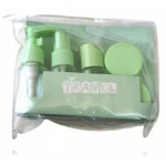 Ecarla Travel Accessories reisipudelite komplekt - Žalia