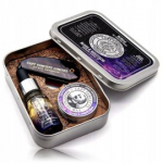 Captain Fawcett Nebula Grooming Survival habeme- ja vuntside hoolduskomplekt meestele (&otilde;li 10 ml + vaha 15 ml + kamm) - 1 tk.