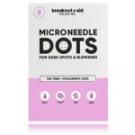 Breakout+Aid Micro Needle Dots With Tea Tree + Hyaluronic Acid n&auml;oplaastrid akne vastu - 9 vnt.