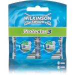 Wilkinson Sword Protector 3 raseerimispead - 8 vnt.
