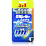 Gillette Blue 3 Comfort &uuml;hekordsed raseerijad - 4 tk.