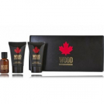 Dsquared2 Wood for Him komplekt meestele (5 ml. EDT + raseerimisj&auml;rgne palsam 25 ml. + du&scaron;igeel 25 ml.)