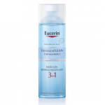 Eucerin DermatoClean Hyaluron 3in1 Micellar Water niisutav mitsellaarvesi k&otilde;ikidele nahat&uuml;&uuml;pidele - 200 ml.