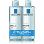 La Roche-Posay Effaclar Micellar Water Ultra mitsellaarvesi tundlikule ja rasusele nahale - 2 x 400 ml.