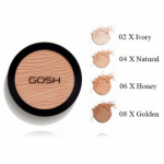 Gosh Dextreme High Coverage Powder kompaktpuuder - 002 Ivory