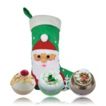 Bomb Cosmetics Santa`s Stocking Set komplekt (3 x 160 g vannipall + j&otilde;ulusokk) - 1 tk.