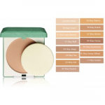 Clinique Stay Matte kompaktpuuder 7,6 g - 17 Stay Golden