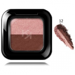 Kiko Milano Bright Duo Eyeshadow lauv&auml;rv - 12 Coral / Dark Brick