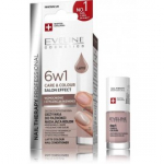 Eveline Nail Therapy 6in1 Care & Color Latte k&uuml;&uuml;nepalsam v&auml;rviga - 5 ml.