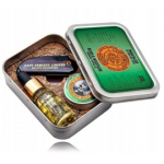 Captain Fawcett Maharajah Grooming Survival habeme- ja vuntside hoolduskomplekt meestele (&otilde;li 10 ml + vaha 15 ml + kamm) - 1 tk.