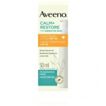 Aveeno Calm+Restore SPF 50 niisutav n&auml;okreem tundlikule nahale - 50 ml.