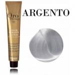 Fanola Oro Therapy Oro Puro Color Keratin Gold & Argan Oil Permanent Coloring Cream v&auml;rvimiskreem juustele ilma ammoniaagita - Argento