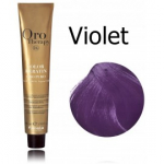 Fanola Oro Therapy Oro Puro Color Keratin Gold & Argan Oil Permanent Coloring Cream v&auml;rvimiskreem juustele ilma ammoniaagita - Violet